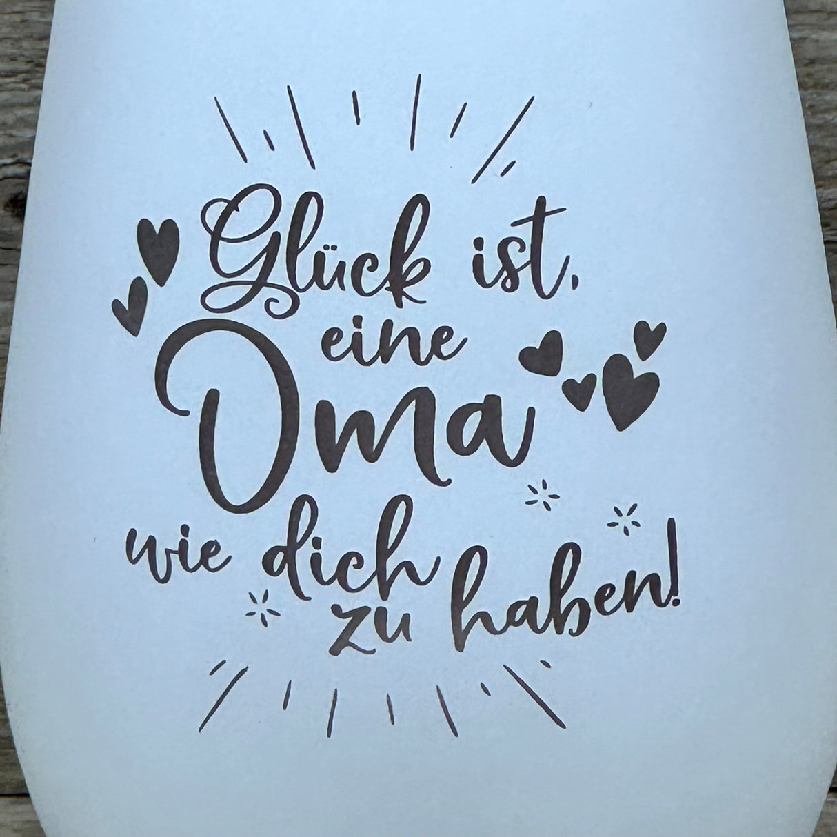 Deko Light - Glück ist eine Oma wie dich zu haben, personalsierbar