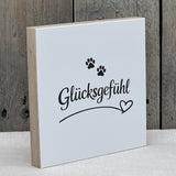 Wooden Block - Glücksgefühl