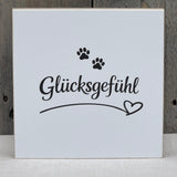 Wooden Block - Glücksgefühl