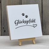 Wooden Block - Glücksgefühl