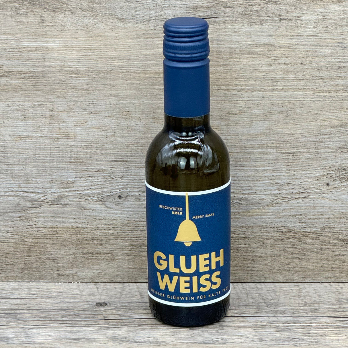 Geschenkpaket Glühwein, klein, weiss, personalisierbar