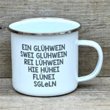 Geschenkpaket Glühwein, klein, rot, personalisierbar
