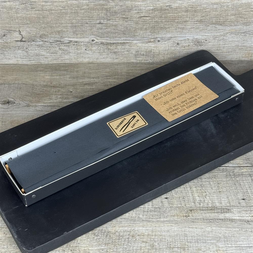 Grillzange, kirsche, 42 cm, Papa, der beste Mann am Grill, personalisierbar