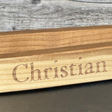 Grillzange, kirsche, 42 cm, personalisierbar