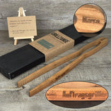 Grillzange, kirsche, 55 cm, Auftragsgriller, personalisierbar