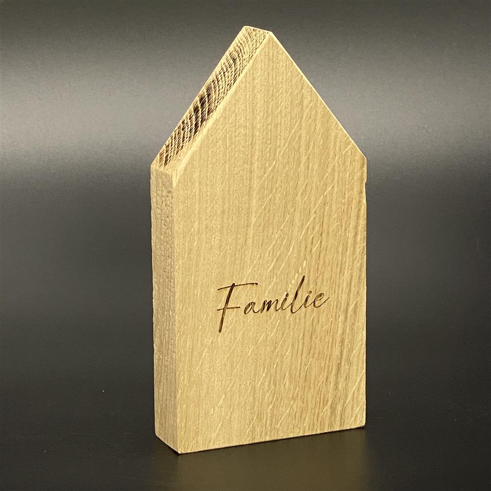 Häuser Set Familie ist der Ankerplatz des Herzens, personalisierbar