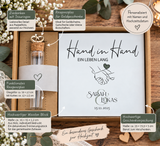 Geschenkset zur Hochzeit – personalisiertes Geldgeschenk für das Brautpaar