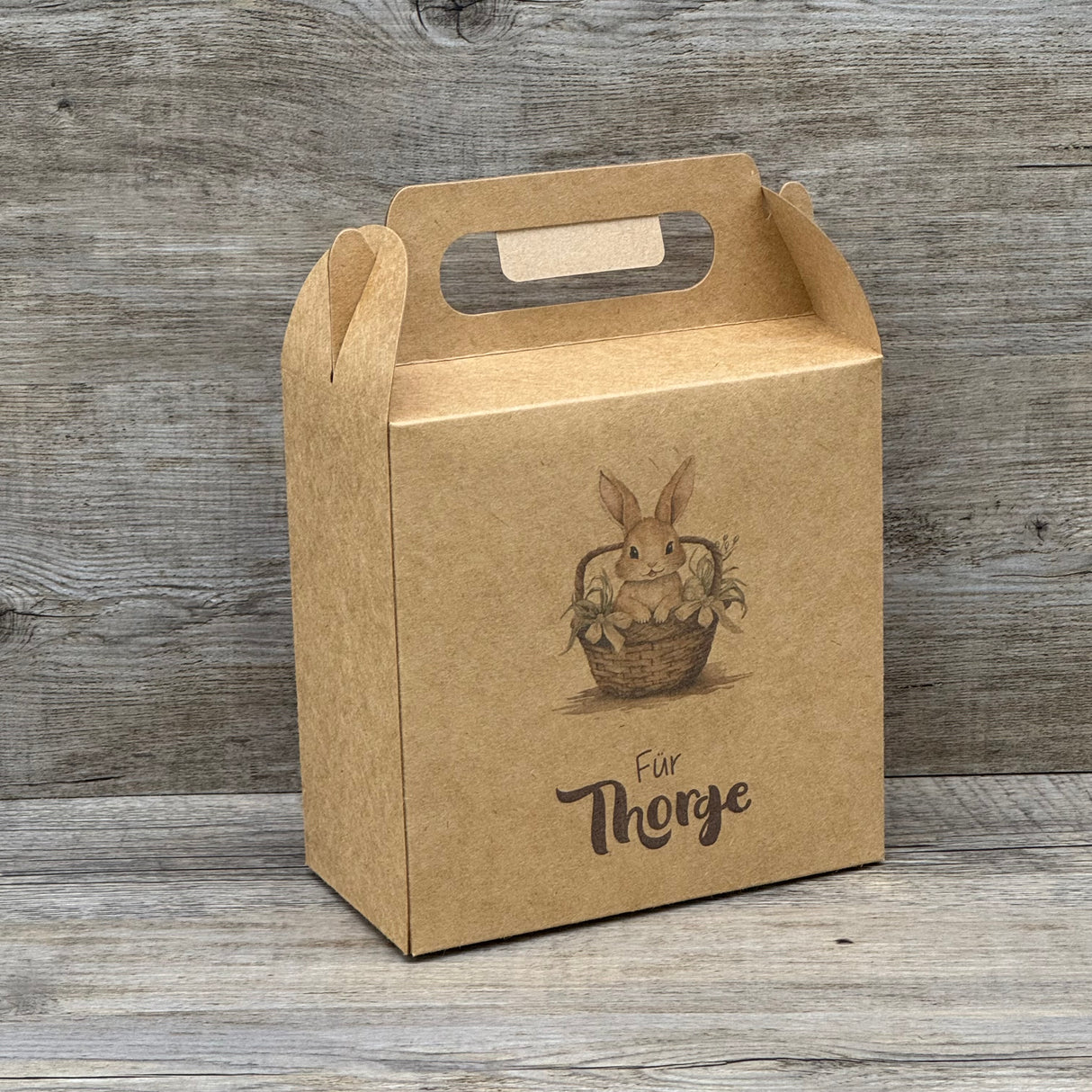 Giebelverpackung klein, Frohe Ostern, 5 Stück