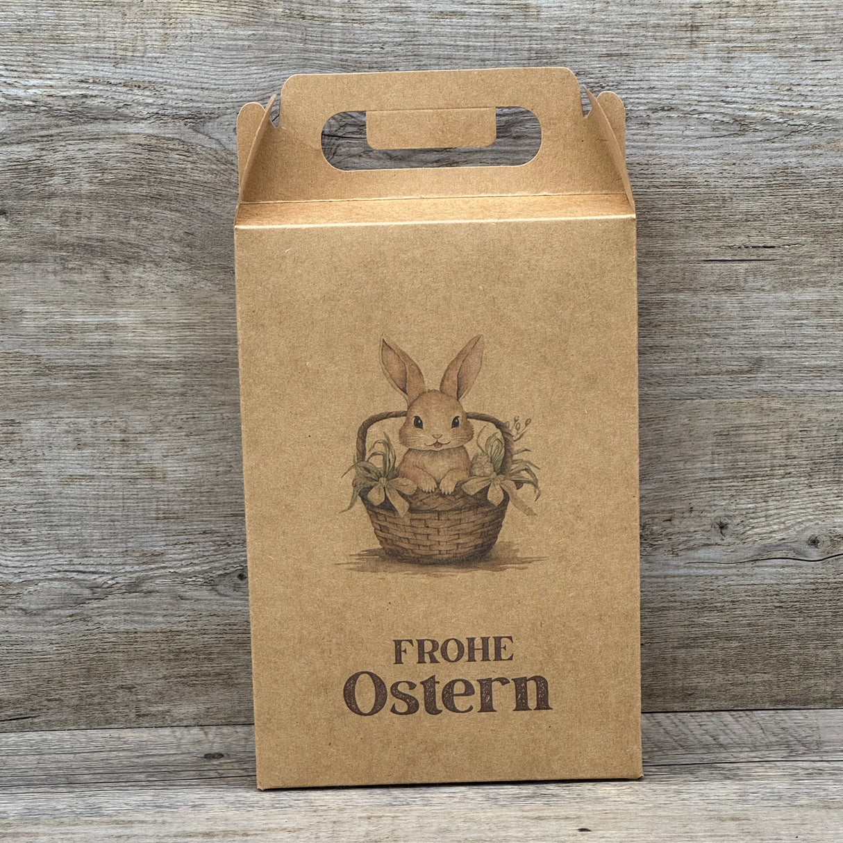 Giebelverpackung groß, Frohe Ostern, 5 Stück
