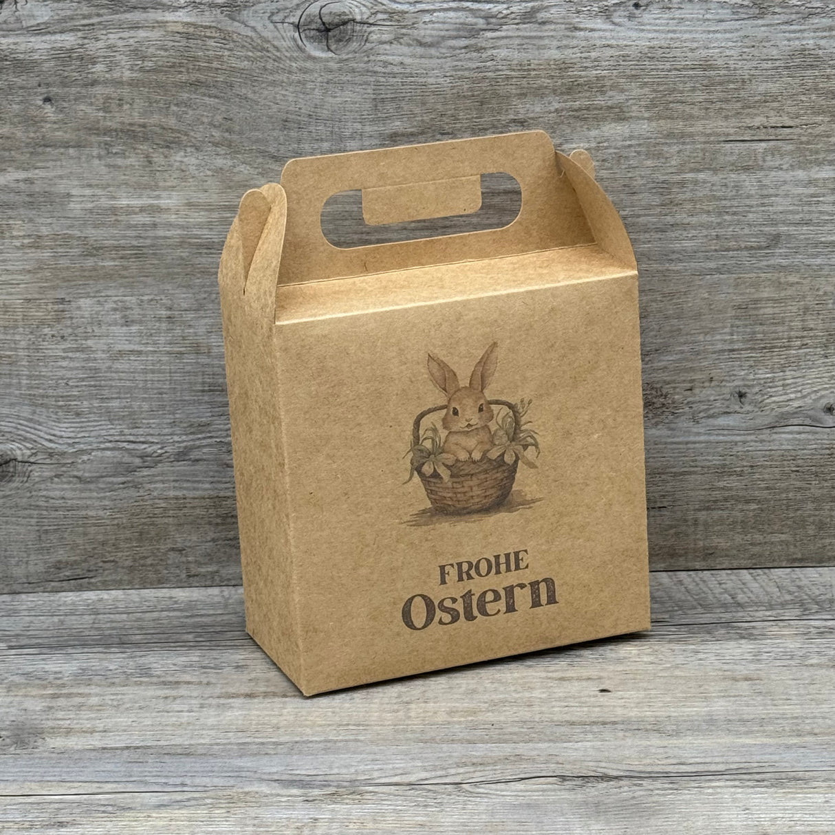 Giebelverpackung klein, Frohe Ostern, 5 Stück