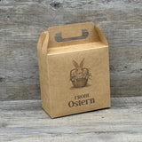 Giebelverpackung klein, Frohe Ostern, 5 Stück
