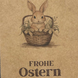 Giebelverpackung groß, Frohe Ostern, 5 Stück
