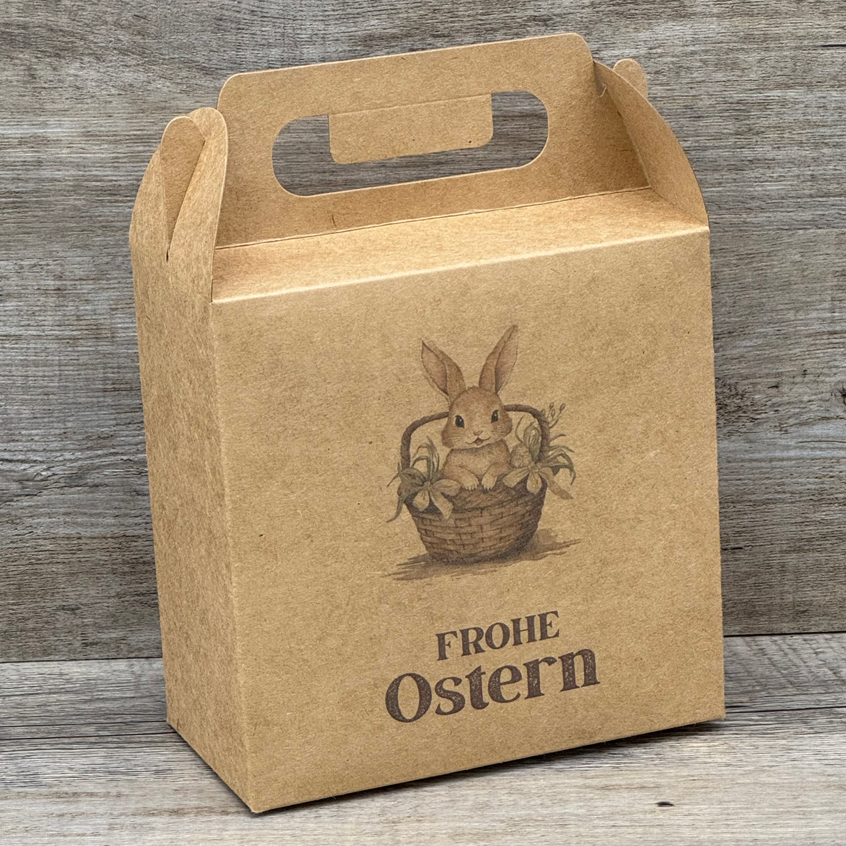 Giebelverpackung klein, Frohe Ostern, 5 Stück
