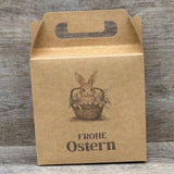 Giebelverpackung klein, Frohe Ostern, 5 Stück