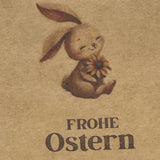 Giebelverpackung klein, Frohe Ostern, 5 Stück