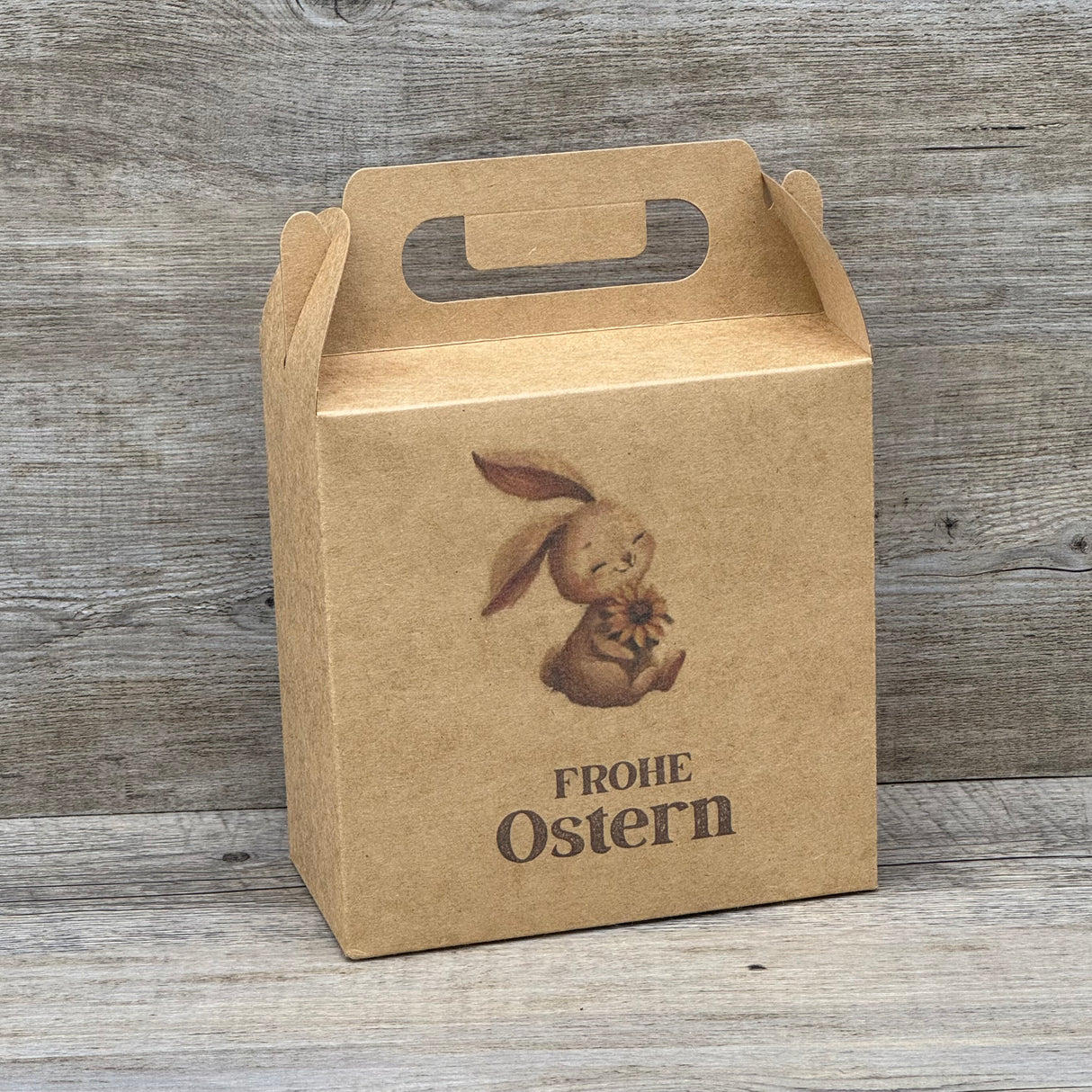 Giebelverpackung klein, Frohe Ostern, 5 Stück