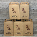 Giebelverpackung groß, Frohe Ostern, 5 Stück