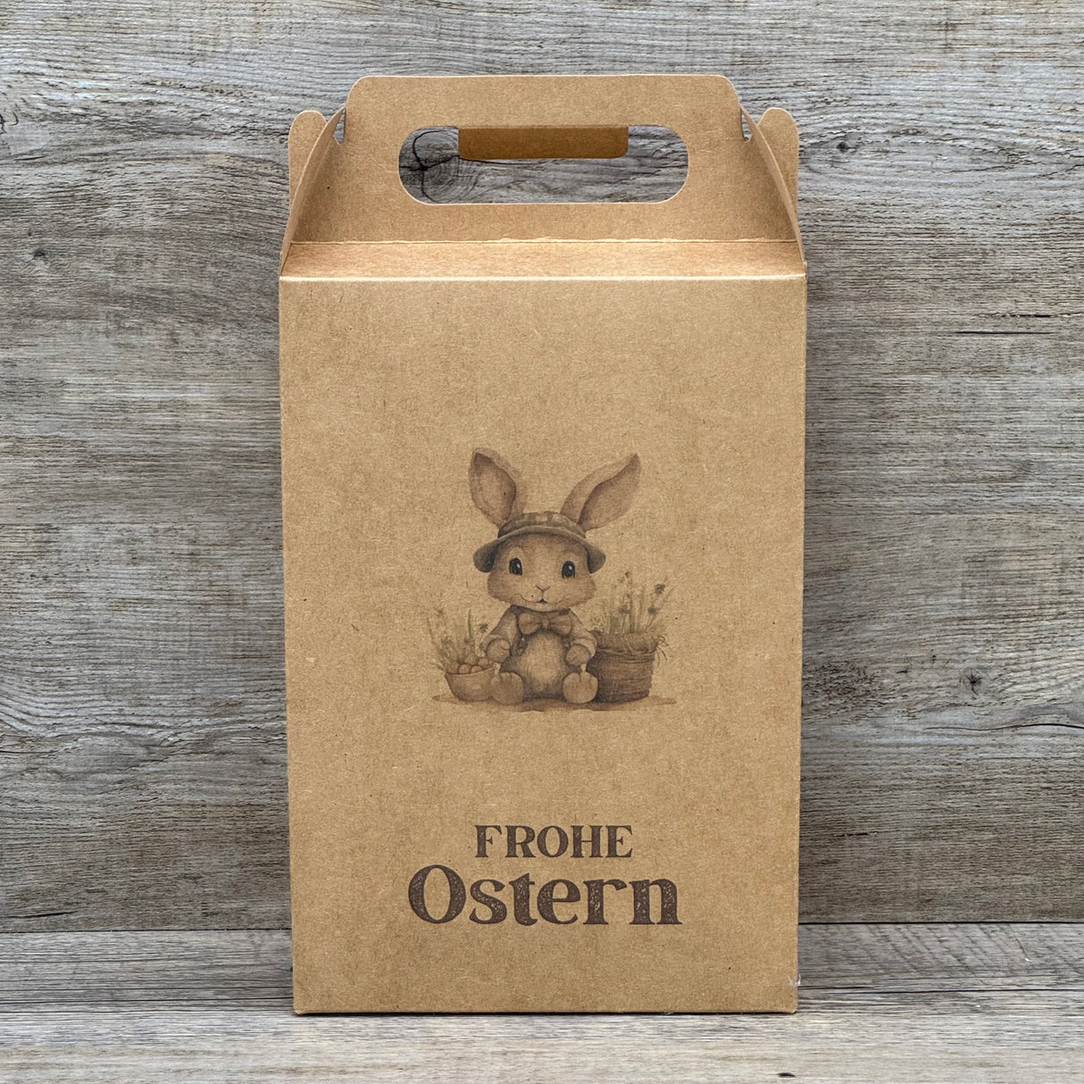 Giebelverpackung groß, Frohe Ostern, 5 Stück