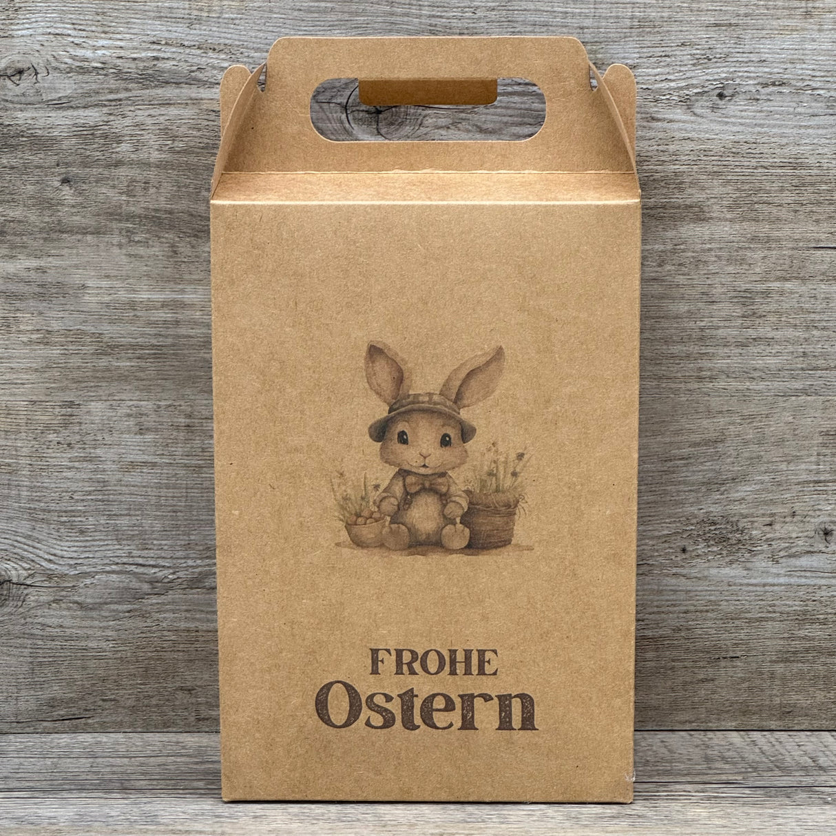 Giebelverpackung groß, Frohe Ostern, 5 Stück