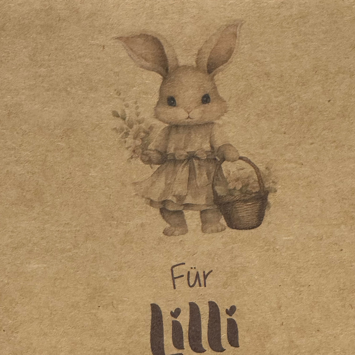 Giebelverpackung klein, Frohe Ostern, personalisiert
