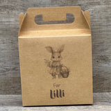 Giebelverpackung klein, Frohe Ostern, personalisiert