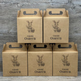 Giebelverpackung klein, Frohe Ostern, 5 Stück