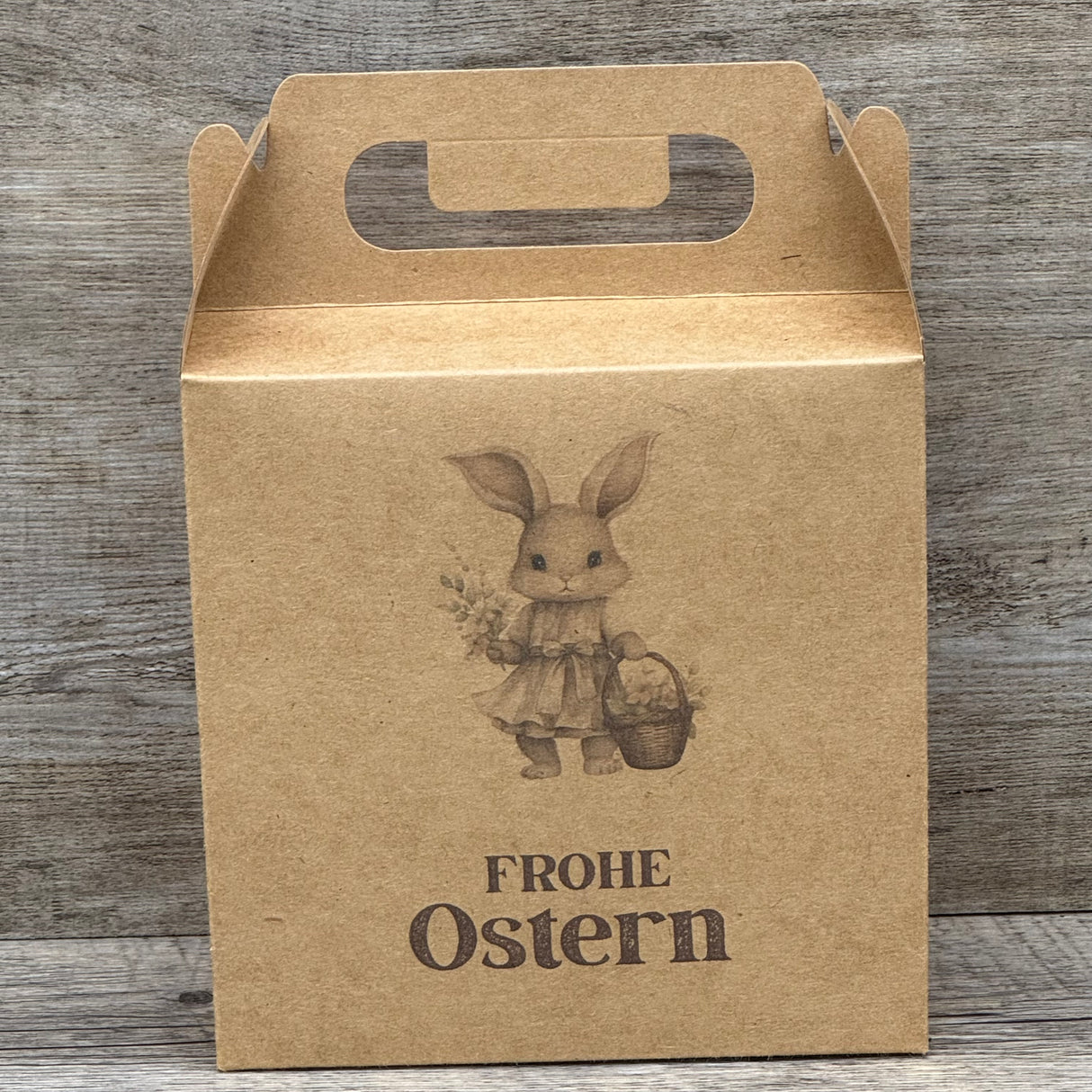 Giebelverpackung klein, Frohe Ostern, 5 Stück