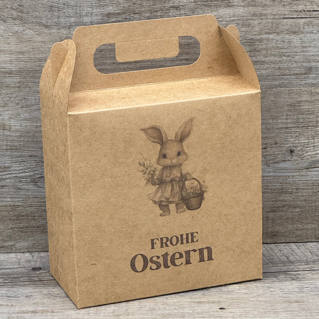 Giebelverpackung klein, Frohe Ostern, 5 Stück