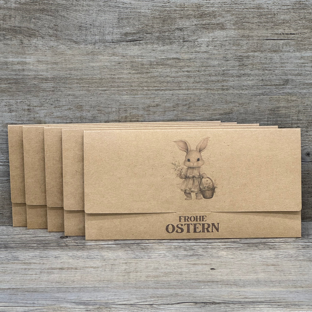 Gutscheinverpackung Frohe Ostern, 5 Stück