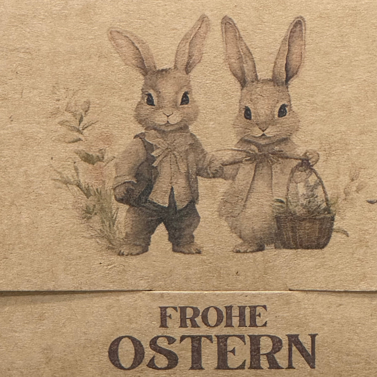 Gutscheinverpackung Frohe Ostern, 5 Stück