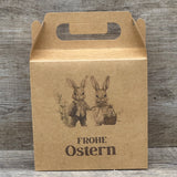 Giebelverpackung klein, Frohe Ostern, 5 Stück