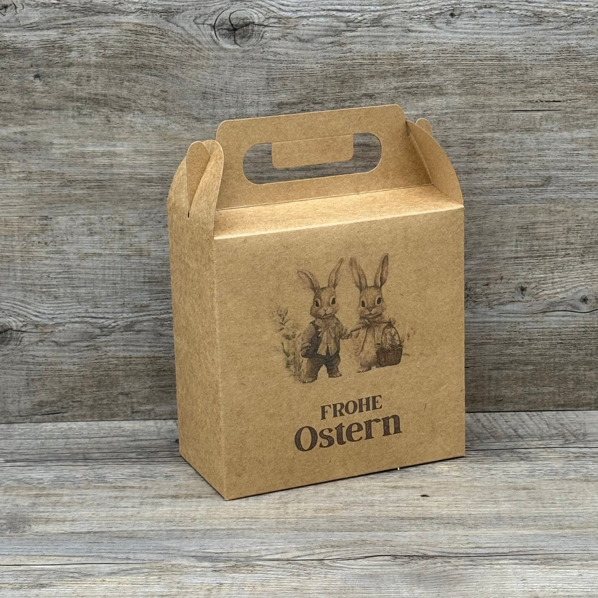 Giebelverpackung klein, Frohe Ostern, 5 Stück