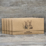 Gutscheinverpackung Frohe Ostern, 5 Stück