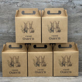 Giebelverpackung klein, Frohe Ostern, 5 Stück
