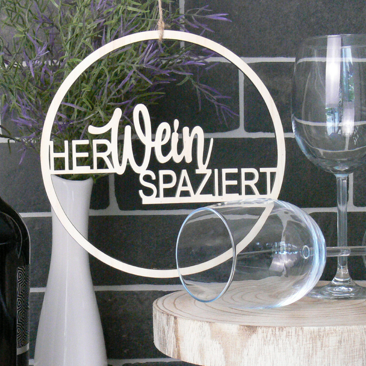 Deko Ring HerWeinspaziert