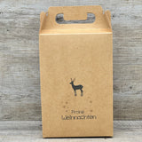 Giebelverpackung groß - Weihnachten, 5 Stück