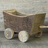 Holzzug Geburt, personalisiert