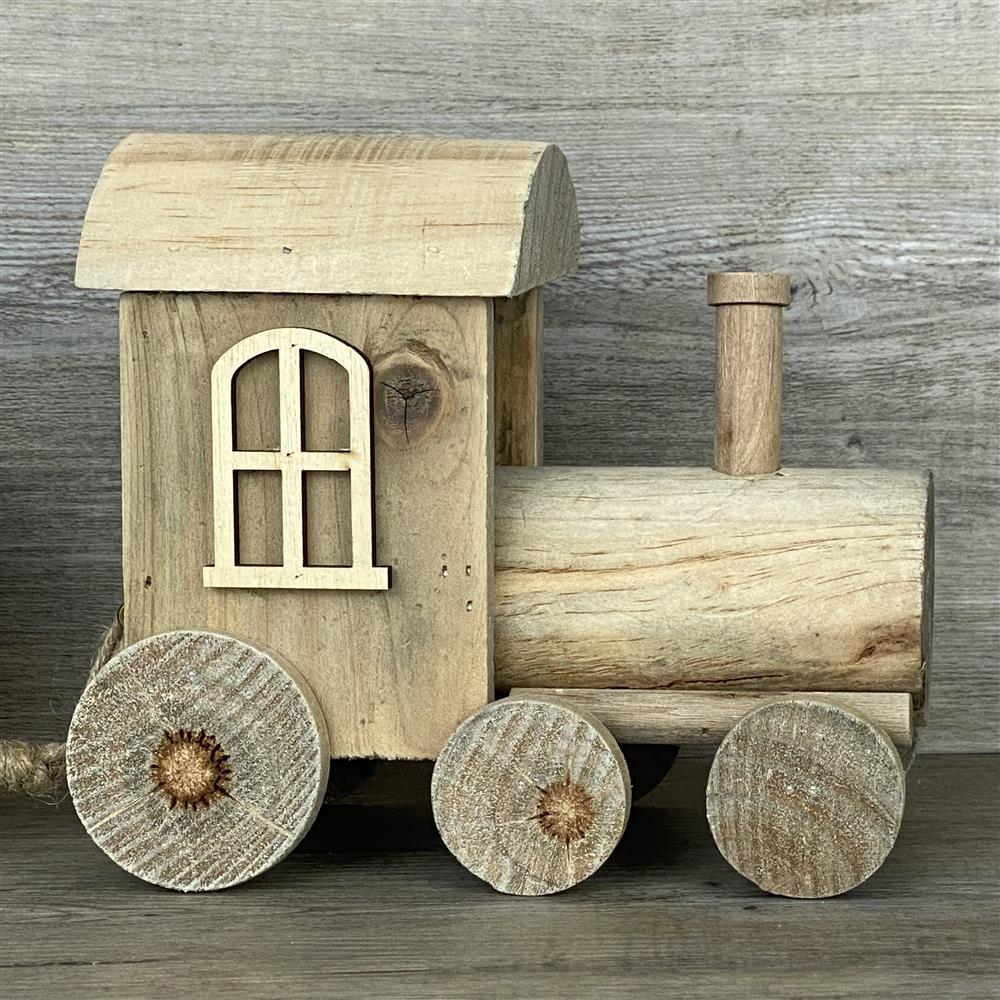 Holzzug Hochzeit, personalisiert