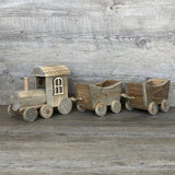 Holzzug Hochzeit, personalisiert