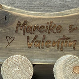 Holzzug Hochzeit, personalisiert