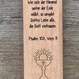 Holzkreuz, Kommunion - Taube personalisiert