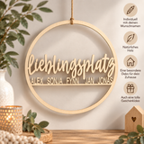 Deko Ring - Lieblingsplatz | personalisiert