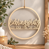 Deko Ring - Lieblingsplatz | personalisiert