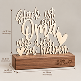 Deko Aufsteller Glück ist eine Oma wie dich zu haben | personalisiert