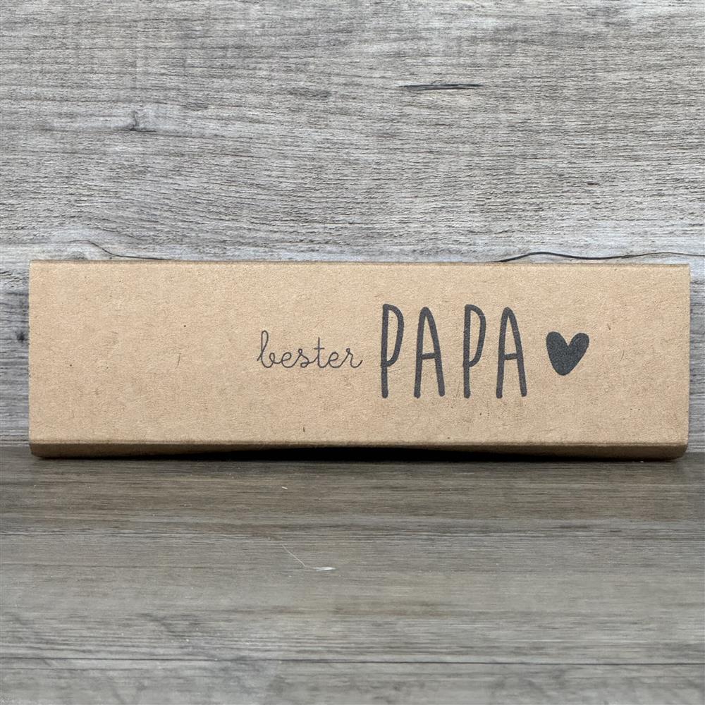 Personalisierter Kugelschreiber in Geschenkverpackung 'bester Papa'