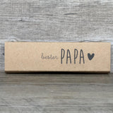 Personalisierter Kugelschreiber in Geschenkverpackung 'bester Papa'