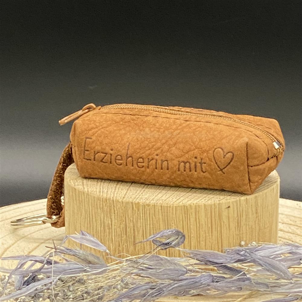 Schlüsseltasche Erzieher / Erzieherin mit Herz