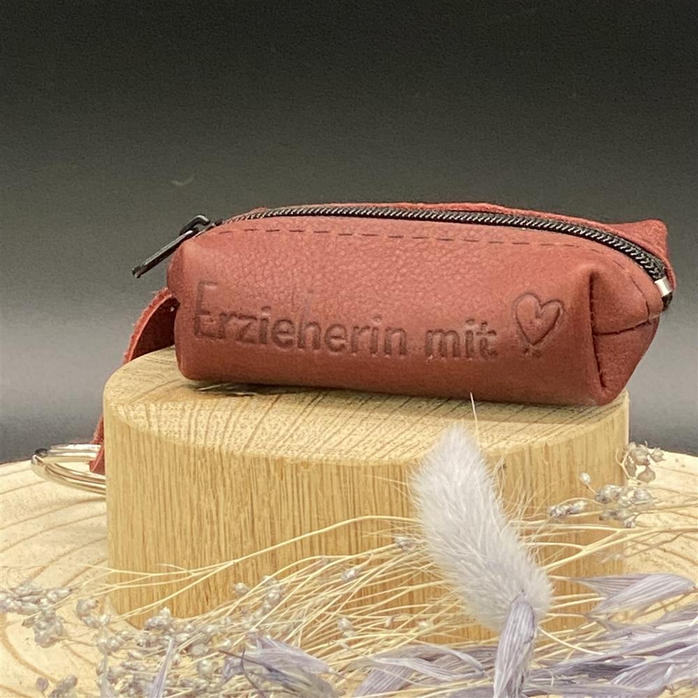 Schlüsseltasche Erzieher / Erzieherin mit Herz
