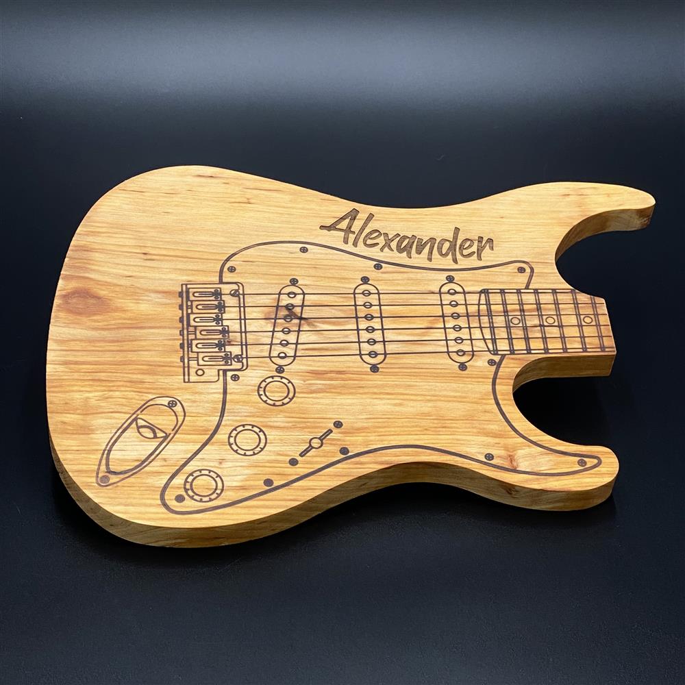 Schneidbrett E-Gitarre, personalisiert