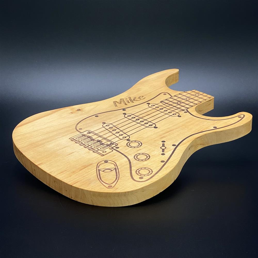 Schneidbrett E-Gitarre, personalisiert